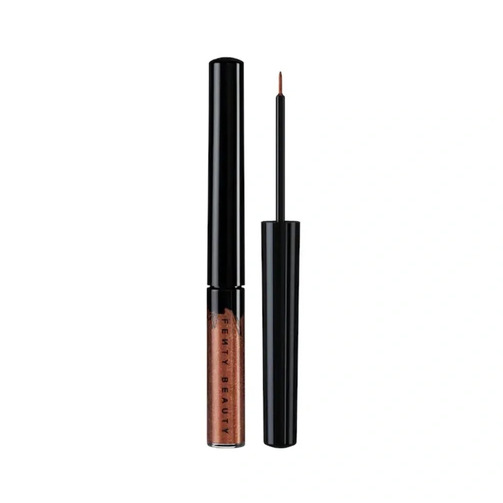 🆕 FENTY BEAUTY Glitty Lid Shimmer Liquid Eyeliner in Ritzy Rose - rose gold NIB